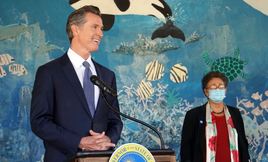 Gavin Newsom (America's favorite governor) rolling out universal school meals and honest classrooms.